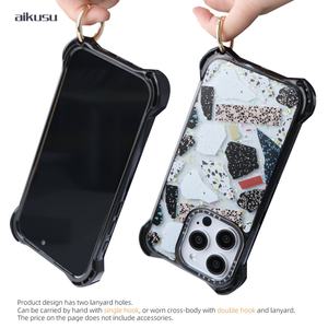 Étui de téléphone portable magnétique en TPU avec cadre brillant dégradé, résistant aux chocs, pour iPhone 15 14 13 Pro Max - Product Image 3