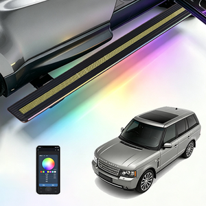 WEIJIA Auto Retractable Electric Running Boards Anti-Pinch IP67 Waterproof Aluminum Side <b>Steps</b> For Range Rover Vogue 2009 - Product Image 1