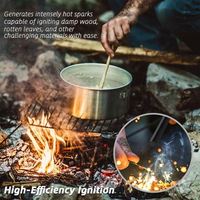 Allume-feu d'urgence étanche Baiyuheng de haute qualité, tige en magnésium pour le camping, la randonnée, la survie et les activités de plein air