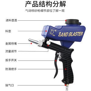 <span class=keywords><strong>Pistolet</strong></span> de sablage pneumatique Portable, ensemble de sablage pneumatique, dispositif de sablage <span class=keywords><strong>antirouille</strong></span> - Product Image 3