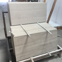 Carrelage en marbre veiné blanc de haute qualité, imitation bois, 60x30