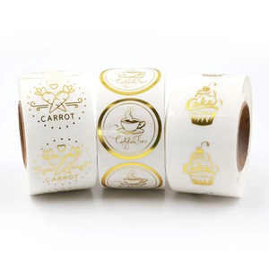 Emballage de produit privé auto-adhésif personnalisé Papier vinyle rond étanche <span class=keywords><strong>Impression</strong></span> personnalisée Rouleau de PVC Autocollants d'étiquette de logo - Product Image 5