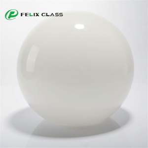 Cúpula de Vidrio Blanco Ópalo de Tamaño Personalizado, Pantalla de Vidrio para Lámpara de Techo, Lámpara Colgante de Interior - Product Image 1