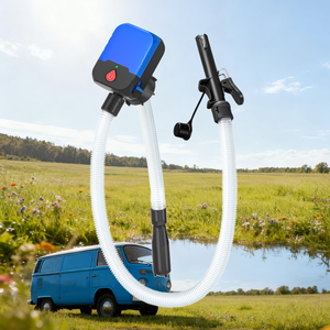 Bomba de Transferencia de Líquidos con Motor de Corriente Continua, Alimentada por Batería DC/AC y USB, 4 Adaptadores, Caudal de 3.8 GPM, Baja Presión, Compatible con OEM, Uso Automotriz - Product Image 5