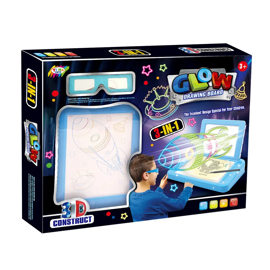 Bambino disegno bordo di selezione migliore giocattoli di qualità di modo 3D tavolo da disegno