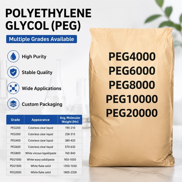 Polypropylene Glycol 4000 6000 8000 Mono Propylene Glycol Industrial Grade