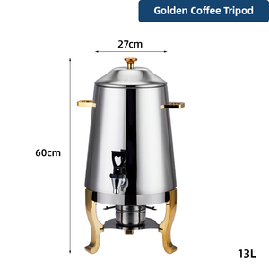 Distributeur de boissons chaudes en acier inoxydable 13L Self-<span class=keywords><strong>service</strong></span> Distributeur de boissons à friction en or à vendre - Product Image 2