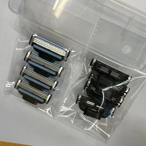 Manual <b>Razor</b> Triple Blade Stainless Steel For Men Face Shaving Replacement <b>Heads</b> And Handle Set - Product Image 2