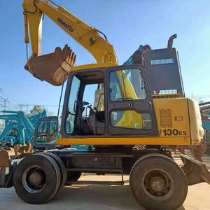 Excavadora de Ruedas Usada Komatsu PC130 Modelo 2022, 13 Toneladas, Cucharón de 0.53m, Motor, Bomba, Caja de Cambios - Product Image 1