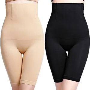 Womens Mid-Thigh Slimming Shapewear Shorts Tummy Firm Control Bodysuit High-Waist Panty Body Shaper