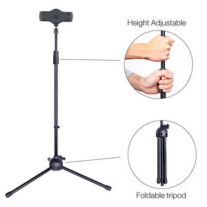 IS806 Yinyu 160 cm support de <span class=keywords><strong>tablette</strong></span> 360 ° rotatif téléphone portable <span class=keywords><strong>tablette</strong></span> support de sol pliable <span class=keywords><strong>pour</strong></span> regarder/diffusion en direct Compatible - Product Image 4