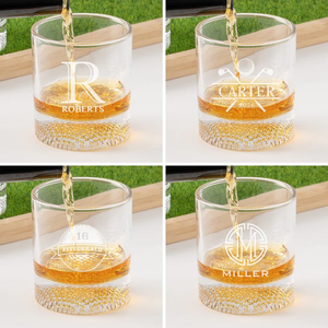Ensemble de carafe et de verres à whisky pour club de golf, logo gravé personnalisé pour les amateurs de golf, cadeau idéal pour un <span class=keywords><strong>anniversaire</strong></span> ou la fête des pères - Product Image 6