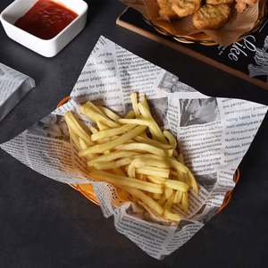 Customized Double-Sided Non-Stick Non-Grease Baking <b>Paper</b> Special Food Packaging for Bread and Hamburger Art Mat <b>Paper</b> - Product Image 4