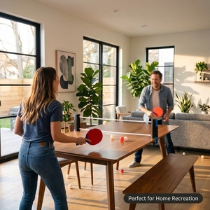 Filet <span class=keywords><strong>de</strong></span> ping-pong réglable et rétractable avec pinces, filet <span class=keywords><strong>de</strong></span> <span class=keywords><strong>tennis</strong></span> <span class=keywords><strong>de</strong></span> <span class=keywords><strong>table</strong></span> portable pour toute <span class=keywords><strong>table</strong></span> - Product Image 6