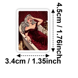 50 Pezzi <span class=keywords><strong>di</strong></span> Adesivi in Carta con <span class=keywords><strong>Personaggi</strong></span> Femminili Retrò, Decorazioni per Diari, Cartoline Carine <span class=keywords><strong>di</strong></span> Ragazze Cartoon, Cancelleria - Product Image 3