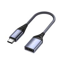 Adaptador de Cable USB C OTG Veggieg, Conector Adaptador USB3.0 Hembra a Tipo C Macho, Convertidor de Cable de Datos OTG