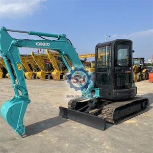 Mini-excavatrice d'occasion Kobelco SK55 5,5 tonnes SK55SR, mini-excavatrice d'occasion d'origine SK55 SK50 SK35, mini-excavatrice d'occasion du Japon CE/EPA - Product Image 1