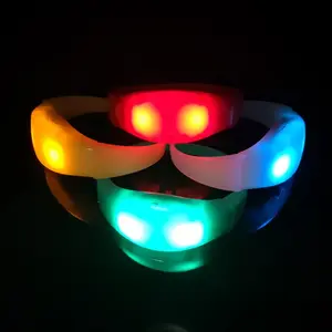 Gelang LED Sensor Gerak Suara LED Gelang Gelang LED Kustom Gelang Karet