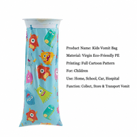 Sacs à vomir jetables pour enfants |   Sacs anti-nausée pour voiture à motif dessin animé, sacs à urine portables pour l'école et les voyages