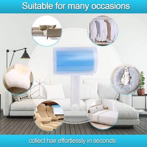 Rouleau adhésif manuel réutilisable pour enlever les poils d'animaux, gel anti-peluches, outil de nettoyage facile pour la maison, pour chats, chiens, meubles, canapé, tapis, poussière - Product Image 4