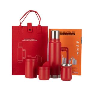 Nuevo Set de Viaje de Acero Inoxidable 304, Botella de Agua Deportiva Aislada de Doble Capa, Set de Tazas de Mate Argentino Sudamericano al Vacío - Product Image 3