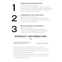 Sérum Éclaircissant Hydratant à la Vitamine C et à l'Essence de Collagène Naturel Bio pour l'Amélioration du Collagène en Profondeur, Marque Privée