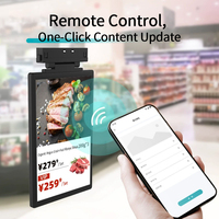Etiqueta Electrónica para Estantes con Pantalla Dual de 10.1 Pulgadas, ESL IP65, Etiquetas de Precio Digitales, Actualización Remota de Contenido por WIFI y BT para Supermercados