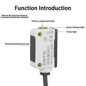 เซนเซอร์โฟโตอิเล็กทริก CGF30-D CNTD 10-30VDC NPN PNP แรงดันไฟฟ้าแบบกระจายการสะท้อนระยะการตรวจจับ1เมตร IP65ควบคุมอุตสาหกรรม - Product Image 4