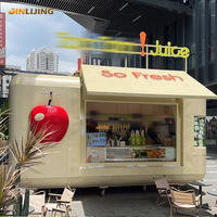 JINLIJING-Chariot mobile pour hamburger, caravane, équipement de restauration pour affaires de plein air, remorque remorquable pour food truck