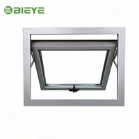 Ventana de Aluminio de Apertura Exterior con Rotura de Puente Térmico de Grado Villa de Lujo, Vidrio de Alto Rendimiento para Diseño de Paredes Exteriores