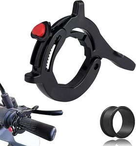 Universal Motorcycle Throttle Lock with Silicone Protective <b>Ring</b> - Adjustable Clamp for Hand Fatigue Reduction - Product Image 1