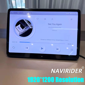 Actualización de entretenimiento para asientos traseros de coche con TV de 14 pulgadas para Mercedes Benz ML GLS GLE G S E Class, monitor de reposacabezas Android con pantalla 4k - Product Image 1