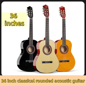 <span class=keywords><strong>Chitarra</strong></span> Acustica Classica da 36 Pollici per Principianti Adulti, Manico in Acero, Finitura Opaca, Strumento Musicale Jita Arrotondato - Product Image 6