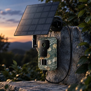 Caméra solaire pour la faune, déclenchement rapide, caméra de nuit pour la forêt - Product Image 1