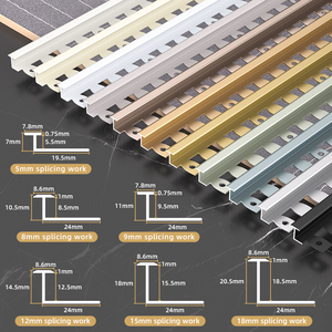 Barres <span class=keywords><strong>de</strong></span> <span class=keywords><strong>seuil</strong></span> en alliage d'aluminium en forme <span class=keywords><strong>de</strong></span> T pour cuisine, salle <span class=keywords><strong>de</strong></span> bain, parquet, carrelage céramique, pierre – Barres <span class=keywords><strong>de</strong></span> <span class=keywords><strong>seuil</strong></span> étroites pour surfaces <span class=keywords><strong>de</strong></span> passage - Product Image 3