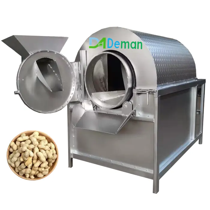factory price peanut gingili roaster coffee bean roasting oven Cashew chestnut oil sunflower seeds roasting machine