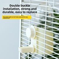 Distributeur d'eau automatique pour oiseaux Parrot Needle, grande capacité, utilisation horizontale et verticale, universel