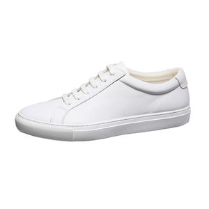 Custom Low MOQ <strong>Men's</strong> Black White Trainers Lace up Quality Smart Casual Sneakers Walking Style <strong>Shoes</strong> - Product Image 3