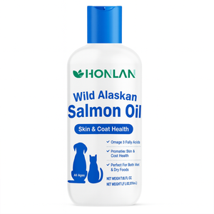 น้ำมันปลาแซลมอนอลาสก้าสำหรับสุนัขและแมว โออีเอ็ม วายลด น้ำมันปลาโอเมก้า 3 6 9 แบบแคปซูล ช่วยผ่อนคลาย บำรุงสุขภาพ พร้อมวิตามินรวม สำหรับสัตว์เลี้ยง - Product Image 1