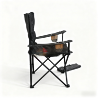Chaise de camping pliable portable de bonne qualité, ultralégère, imperméable, pour la pêche en plein air, le pique-nique, la plage, avec logo personnalisé