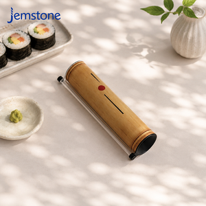 Custom Luxury Recyclable Handcrafted Takeaway Sushi <b>Rolls</b> Cylinder Container Push Up Kraft Cardboard Sushi Paper Tube Packaging - Product Image 2