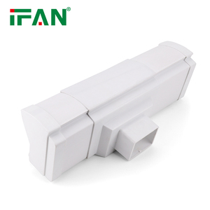 IFAN <span class=keywords><strong>PVC</strong></span> gouttières <span class=keywords><strong>accessoires</strong></span> de descente de descente carré demi-rond mur construction tuyau toiture système de Drainage des eaux de pluie - Product Image 5