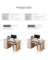 Nouveau Bureau d'Étude pour Étudiant avec Tiroir et Serrure, Simple Bureau Informatique de Chambre