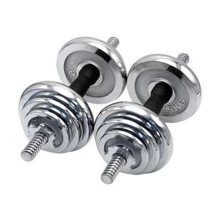 스포츠 피트니스 보디빌딩 운동기구 체육관 및 홈 피트니스용 50kg 주철 조절식 프리 웨이트 덤벨 세트 - Product Image 4