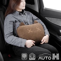 Coussin de voiture en polyester populaire, couverture 2-en-1 multifonctionnelle épaissie haut de gamme, pliable, avec support lombaire pour climatisation