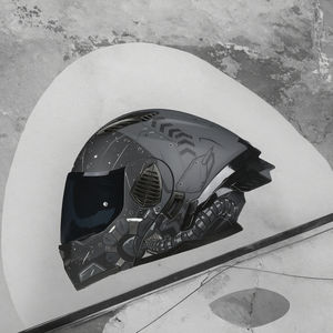 Nuevo Casco Integral de ABS con Certificación DOT para Hombre y Mujer, Diseño Gráfico, Cierre Rápido, Sistema de Ventilación para las Cuatro Estaciones - Product Image 3