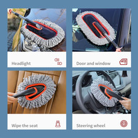 Dépoussiéreur de lavage de voiture spécial et brosse de nettoyage Outils à main pour balayer la poussière Outil et fournitures de nettoyage de voiture