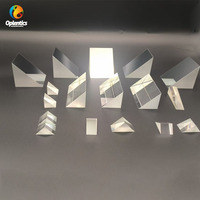 Prisme de compensation de dispersion en verre optique SF10/Silice fondue/N-SF14 personnalisé pour lasers ultra-rapides