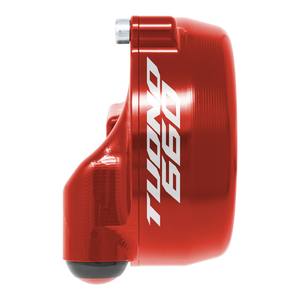 Copertura del comando dell'acceleratore con interruttore integrato nel manubrio per Aprilia TUONO 660 (Rosso) - Product Image 5