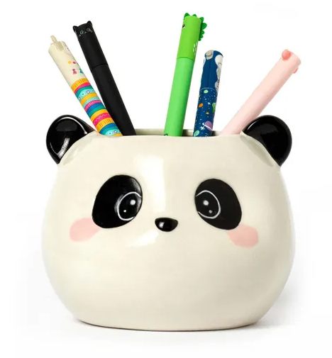 Customized Ceramic Pen Holder Cute Panda